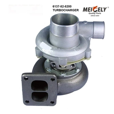 Komatsu Motoru S6D105 Ekskavator PC200-3 için TO4E53 6137-82-8200 turboşarj makinesi