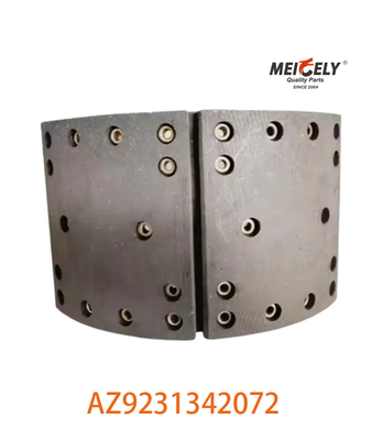 Yüksek performanslı AZ9231342072 SINOTRUK HOWO için yarı metal fren ayakkabısı montajı