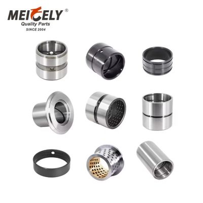 Yüksek Kaliteli Motor Parçaları Ekskavatör Kovası Yağsız Çelik Kovası Kabukları ve Taşıma Flangesleri