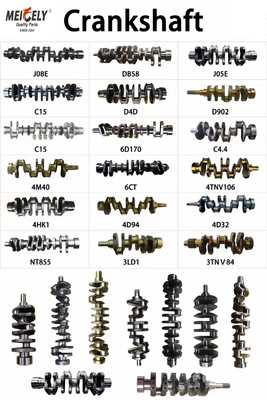 Orta Boyutlu Alüminyum Krank Aşı Komatsu Ekskavator Parçaları