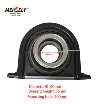 Çelik + Kauçuk Sürücü Çubuk Merkezi Destek Taşıması 60mm*36mm*200mm Daf/VOL-VO/Ive-co Kamyonlar için