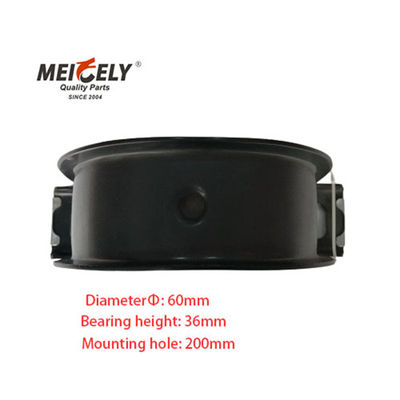 Çelik + Kauçuk Sürücü Çubuk Merkezi Destek Taşıması 60mm*36mm*200mm Daf/VOL-VO/Ive-co Kamyonlar için