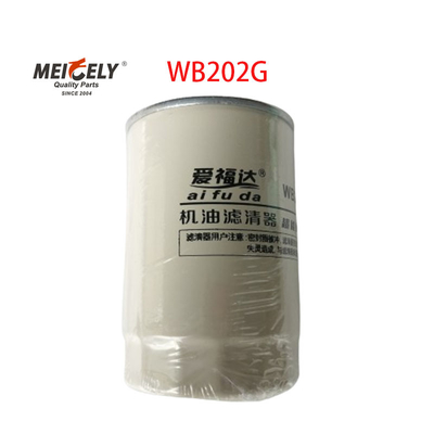 Weichai WP4 için yüksek kaliteli WB202G Yağ Filtresi Z20070019