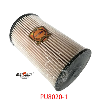 Stok PU8020/1 Kamyon yedek parçaları SINOTRUK için yakıt filtre elemanı