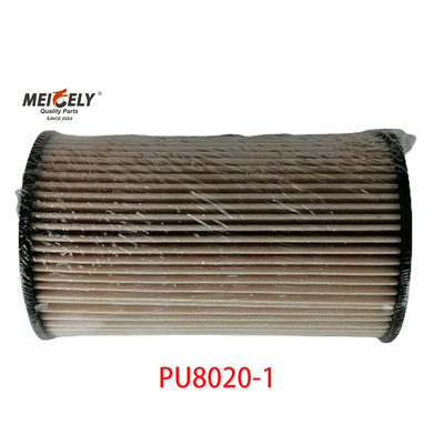 Stok PU8020/1 Kamyon yedek parçaları SINOTRUK için yakıt filtre elemanı