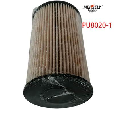 Stok PU8020/1 Kamyon yedek parçaları SINOTRUK için yakıt filtre elemanı