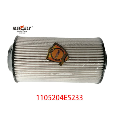 stok 1105204E5233 JAC Jianghuai Junling için yakıt filtre elemanı