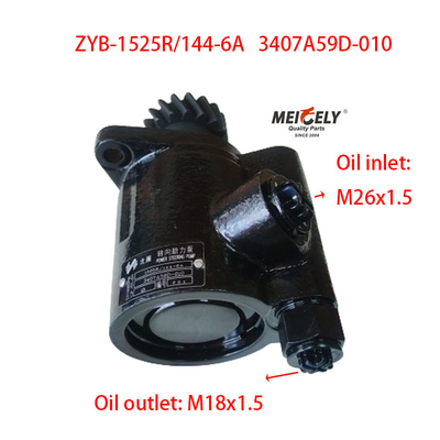 Stok Hualing Kamyon yedek parçaları 3407A59D-010 Servo Direksiyon Pompası