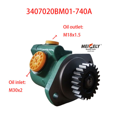 stok 3407020BM01-740A Jiefang J6 Xichai direksiyon güçlendirici pompası