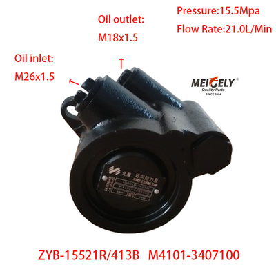 Stok ZYB-15521R/413B Yuchai Direksiyon Vane Pompası M4101-3407100
