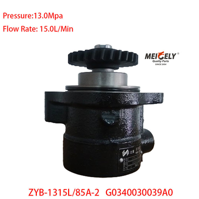 Stock ZYB-1315L/85A-2 Foton RWD Servo Direksiyon Pompası G0340030039A0