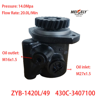Stok 430C-3407100 6108 Motoru Chenglong için Servo Direksiyon Pompası