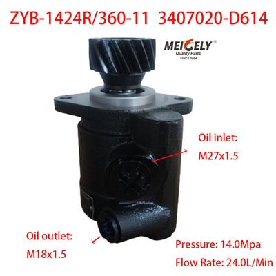 Stok Yüksek Kaliteli Faw Direksiyon Pompası 3407020-D614 Weichai WP10
