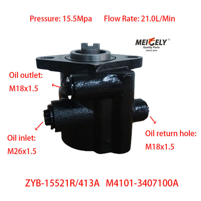 Stock Yuchai 6M Motor M4101-3407100A Yuchai Serisi Direksiyon Pompası