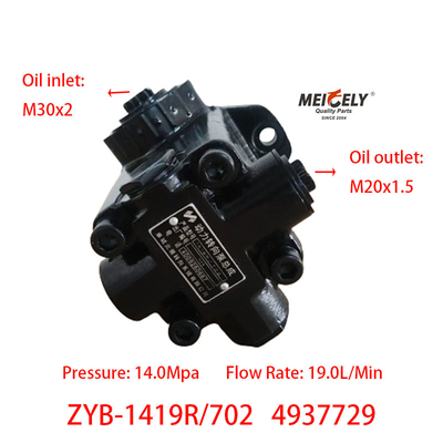 Stok 4937729 Dongfeng Cummins 6BT5.9 Motor Servo Direksiyon Pompaları