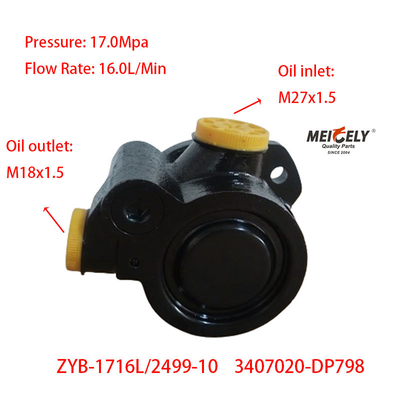 Yeni FAW Qingdao ZYB-1716L/2499-10 Servo Direksiyon Pompası