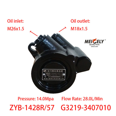 Stock G3219-3407010 Kamyonlar YC6113 Motoru için Güçlü Direksiyon Pompası