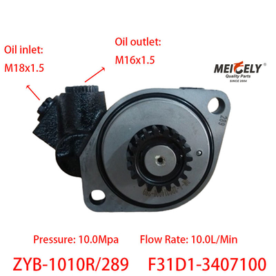 Yeni OE ZYB-1010R/289 Yuchai Motor Direksiyon Pompası Vane Pompası