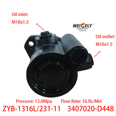 Motor Parçaları ZYB-1316L/231-11 Weichai Deutz Servo Direksiyon Pompası