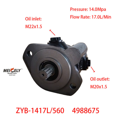 Cummins ISD ISDE 4BT Motoru 4988675 Servis Yönetimi Hidrolik Pompa