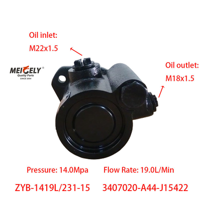 Yüksek Kaliteli ZYB-1419L/231-15 Weichai Deutz Servo Direksiyon Pompası
