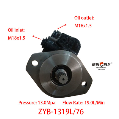 Jiefang Çift Axle King için direksiyon güçlendirici pompası ZYB-1319L/76