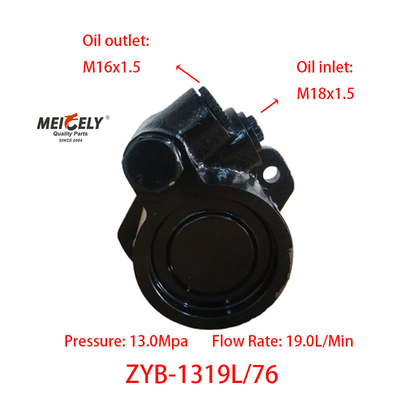 Jiefang Çift Axle King için direksiyon güçlendirici pompası ZYB-1319L/76