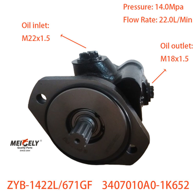 Cummins ISDE Dizel Motoru ZYB-1422L/671GF için Servis Direksiyon Pompası
