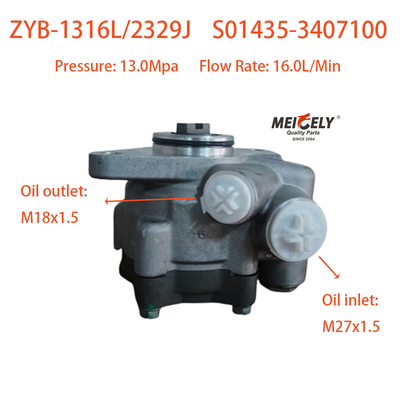 Ucuz ZYB-1316L/2329J Booster Pompa Yuchai Motoru için Güçlü Direksiyon Pompası