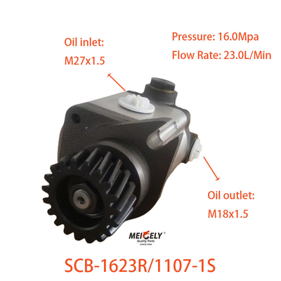 Weichai için SCB-1623R/1107-1S WD12 Serisi 19 Diş Direksiyon Pompası