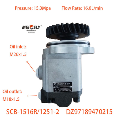 DZ97189470215 Shaanqi Delong X3000 için Servo Direksiyon Pompası Montajı