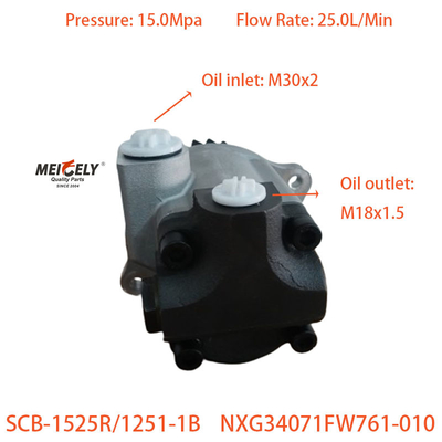 Geniş vücutlu madencilik kamyonu NXG34071FW761-010 Servis Yönlendirme Pompası Yağ Pompası