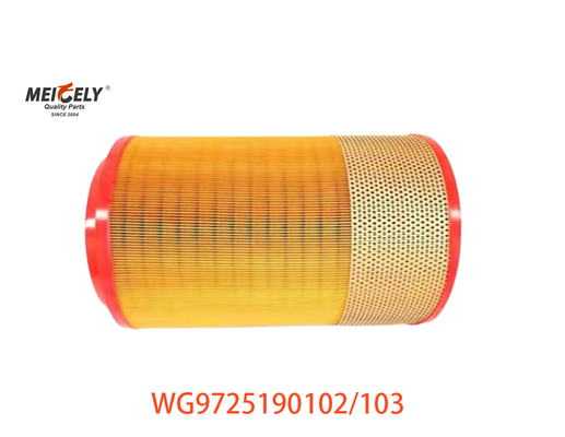SINOTRUK HOWO için hava filtre çekirdeği WG9725190102 WG9725190103