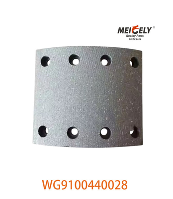 OEM WG9100440028 Howo Dump Truck için fren kaplaması WG9231342069