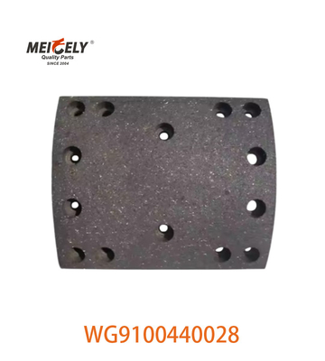 OEM WG9100440028 Howo Dump Truck için fren kaplaması WG9231342069