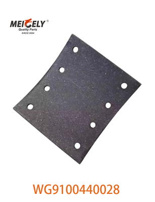 OEM WG9100440028 Howo Dump Truck için fren kaplaması WG9231342069