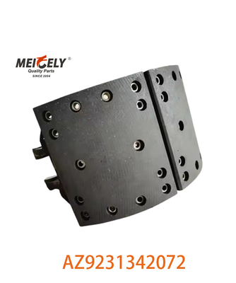 Yüksek performanslı AZ9231342072 SINOTRUK HOWO için yarı metal fren ayakkabısı montajı