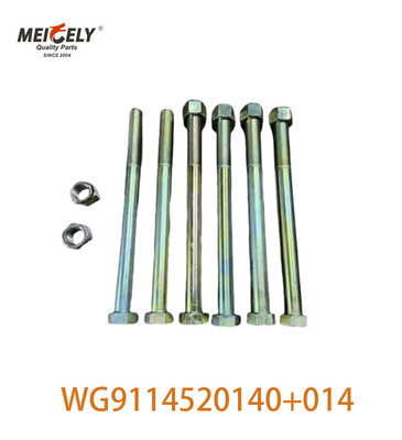 Orijinal WG9114520140+014 HOWO için uygulayın Ön Çelik Plakası Merkezi Bolt