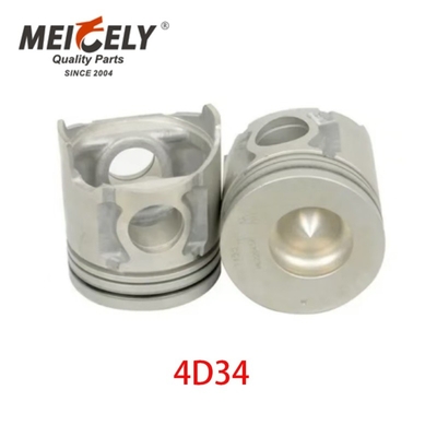4D34 Mitsubishi Motoru ME018277 için Piston Ekskavatör Motoru Parçası