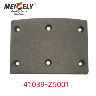 41039-Z5001 Fren kaplaması 44066-Z5063 Kamyonlar için standart tip Dongfeng