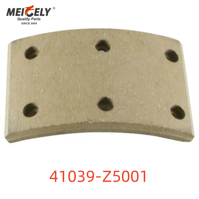 44066-Z5001 Fren kaplamaları 41039-Z5001 Kamyonlar için standart tip Dongfeng