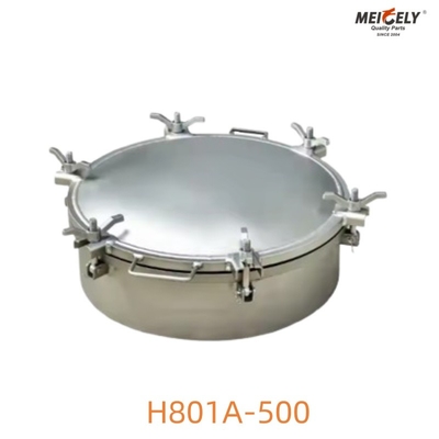 Kaynak Tipi Paslanmaz Çelik H801A-500 Tank Kamyonu için Manhole Kapak