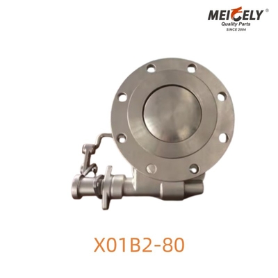 X01B2-80 Tank Kamyonları İşlemleri için Temiz Akış Ayak Valfı Ultra Hijyenik Çözüm