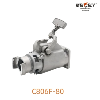 C806F-80 Tanklı Kamyonlar İçin Endüstriyel Sıfatlı Ağır Güçlü Serbestleme Musluk Valfi