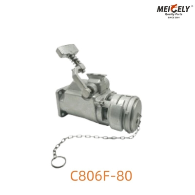 C806F-80 Tanklı Kamyonlar İçin Endüstriyel Sıfatlı Ağır Güçlü Serbestleme Musluk Valfi