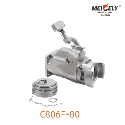 C806F-80 Tanklı Kamyonlar İçin Endüstriyel Sıfatlı Ağır Güçlü Serbestleme Musluk Valfi