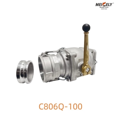 C806Q-100 Ağır yüklü tank kamyonları için dayanıklı boşaltma topu valfi