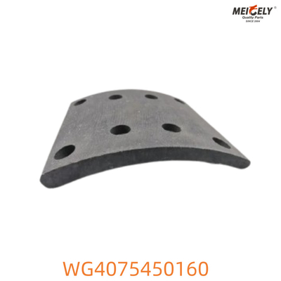 WG4075450160 Howo fren bantları En iyi durdurucu gücü için güvenilir sürtünme malzemesi