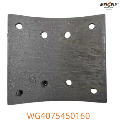 WG4075450160 Howo fren bantları En iyi durdurucu gücü için güvenilir sürtünme malzemesi