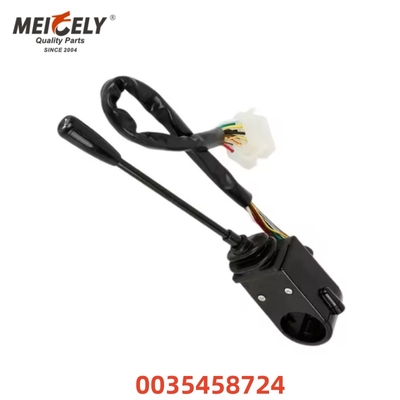 Mercedes-Benz için hassas dönme sinyali anahtarı OEM 0035458724 Direksiyon sütunu kombinasyon anahtarı